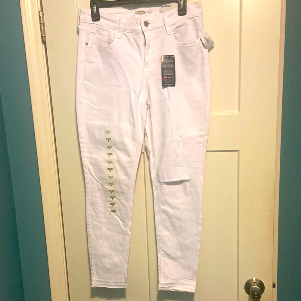 White Distressed Jeans